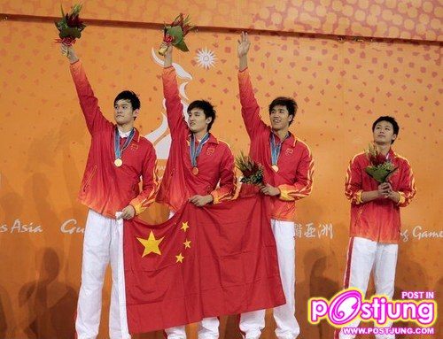 นักว่ายน้ำประเทศจีน หล่อล่ำ