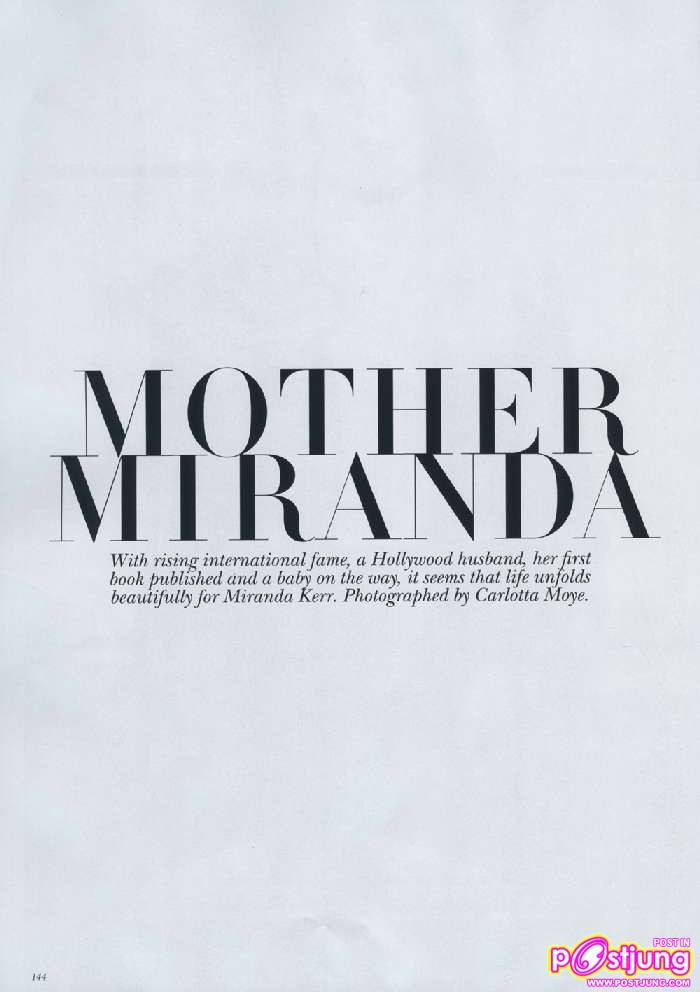 [Miranda Kerr] Vogue Australia January 2011