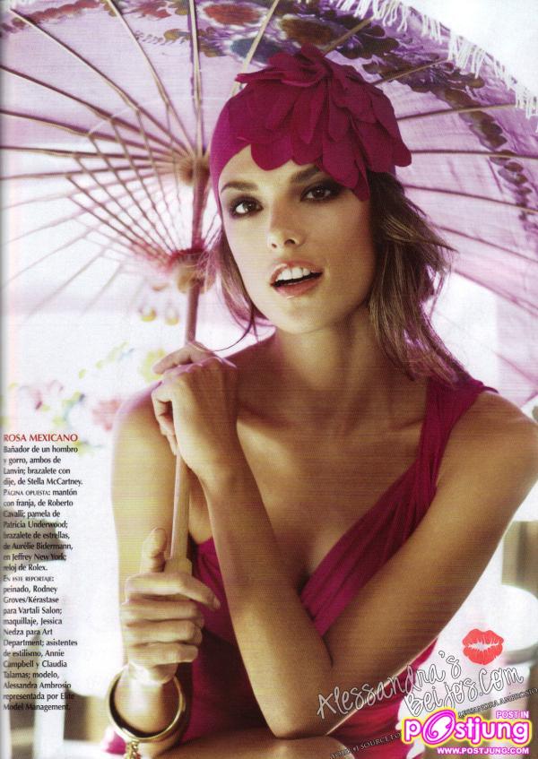 Alessandra Ambrosio Vogue Mexico December 2010