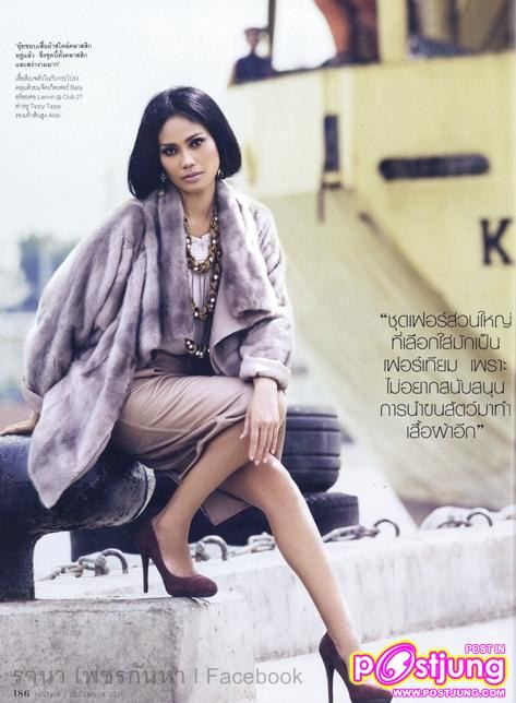 ยุ้ย รจนา @ InStyle Issue 43 l December 2010