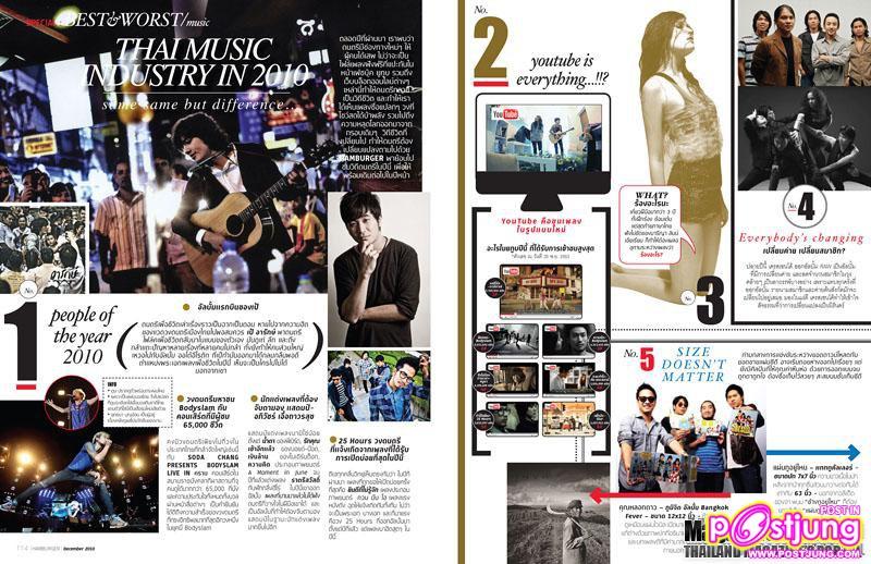 อั้ม พัชราภา & มาริโอ้ @HAMBURGER vol. 9 no. 150 December 2010