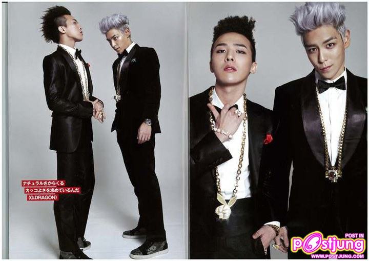 G-Dragon &T.O.P on KStar Lovers Magazine Japan