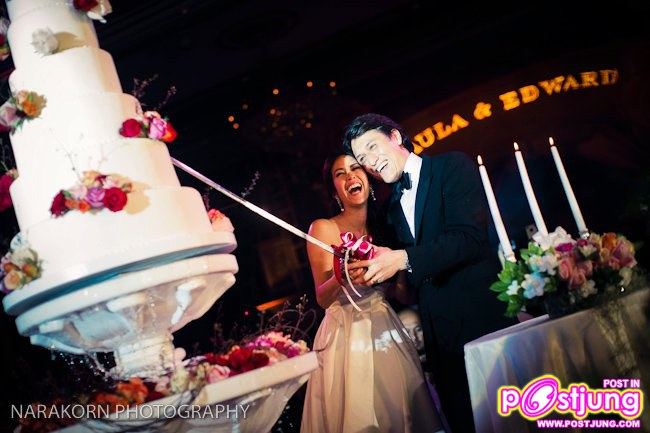 ภาพงานแต่งงาน พอลล่า & เอ็ดเวิร์ด