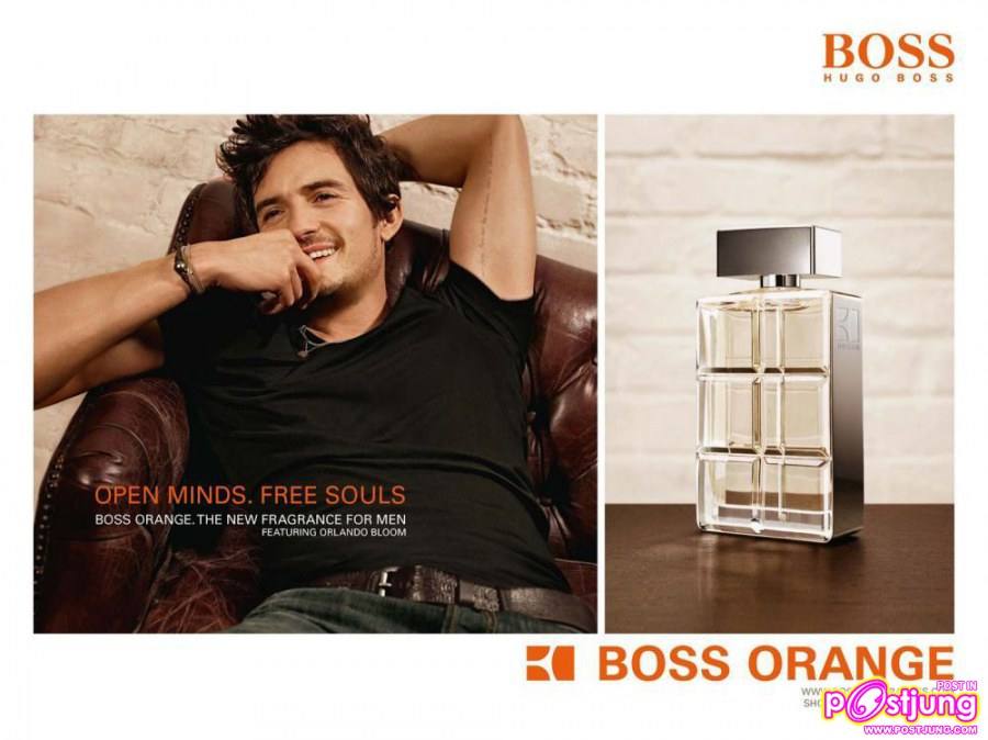 Orlando Bloom Hugo Boss Orange Fragrance Ad Campaign