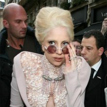 LADY GAGA  in Paris, France