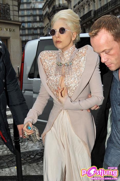 LADY GAGA  in Paris, France