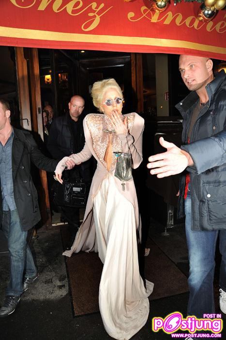 LADY GAGA  in Paris, France