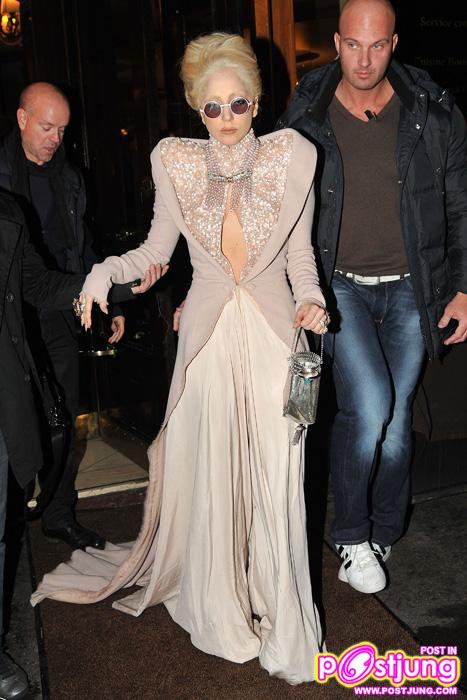 LADY GAGA  in Paris, France