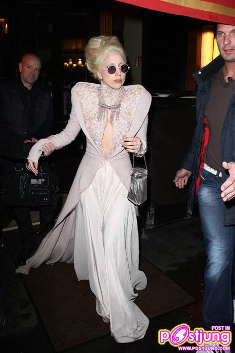 LADY GAGA  in Paris, France