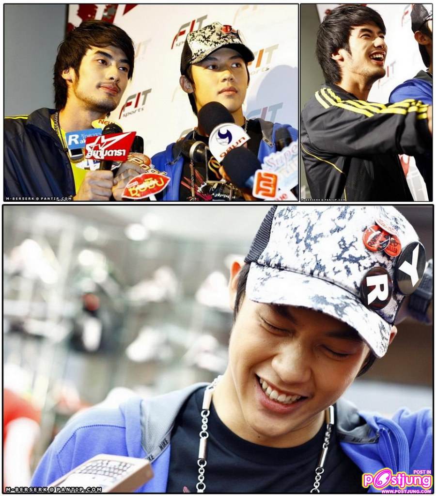 หมาก บอย มิ้นต์ หยาดทิพย์ งานฉลองเปิดร้าน FiT Sports, Central Pinklao