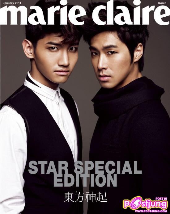 ชางมิน & ยูนโฮ [ดงบังชินกิ] @ Marie Claire korea Jan.2011