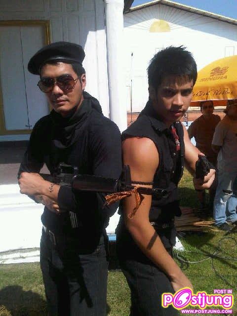 อ๊อฟ ชนะพล & ฉัตร ปริยฉัตร [เบื้องหลัง]กองละครเสือสั่งฟ้า