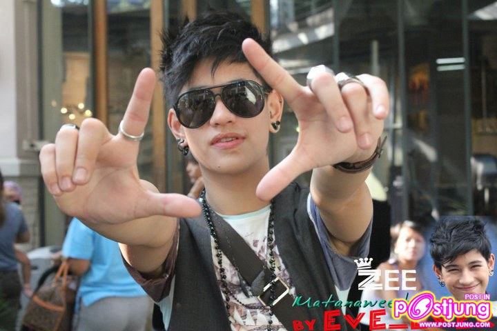 Zee..สัมภาษณ์นิตยสารที่ J-avenue ทองหล่อ