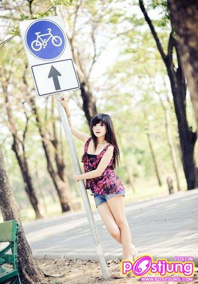 เอ้ ถ่ายแบบที่สวนรถไฟ