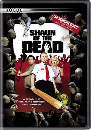 7.Shaun of the Dead (2004) รุ่งอรุณแห่งความวาย (ป่วง) ผู้กำกับ Edgar Wright ดูชื่อก็รู้แล้วครับว่าทำออกมายำ Dawn of The Dead เรื่องราวเกี่ยวกับนายชอว์น (Simon Pegg) หนุ่มที่ไม่เป็นโล้เป็นพายอะไรซักอย่าง วันๆ ก็ได้แต่ทำงาน แล้วตกเย็นก็มานั่งดื่มเหล้าไปตามเรื่องจนแฟนสาวของเขา (Kate Ashfield) ขอเลิกครับ ทำให้ชอว์นตาสว่าง คิดจะกลับตัวใหม่เป็นยอดชายที่เต็มไปด้วยความรับผิดชอบ เพื่อให้เธอกลับมาหาเขาอีกครั้ง แต่ก็พอดี วันที่เขาคิดจะเริ่มมาดใหม่ ซอมบี้ก็เจือกยกโขยงมาบุกเมืองพอดี งานนี้ชอว์นเลยต้องออกโรงลุยไปรับเอาตัวแฟน พ่อเลี้ยงและแม่ของเขามายังสถานที่ปลอดภัย ... นั่นคือบาร์ที่เขาไปดื่มทุกคืนนั่นแหละ เป็นหนังซอมบี้ที่ตลกมากกว่าฮาครับ แม้ฉากอมตะโหดประเภทซอมบี้ฉีกเนื้อคน แขนเขินนี่ฉีกจะๆ ไส้กองเลือดนองพื้นเลยแหละ แต่มีโรแมนติก แอ๊คชั่น ที่แปลกใหม่มากๆ