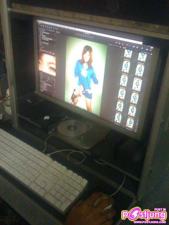 (หนูนา) ภาพเบื้องหลังถ่ายแบบ Her Wolrd january 2011