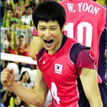 นักวอลเลย์บอลชายเกาหลี