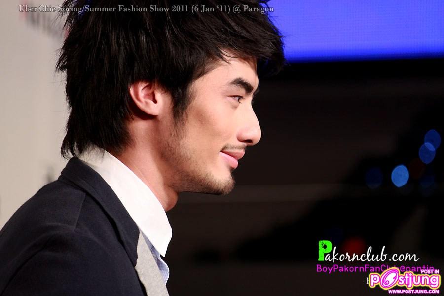 บอย ปกรณ์ เดินแบบงานUber chic spring summer fashion 2011