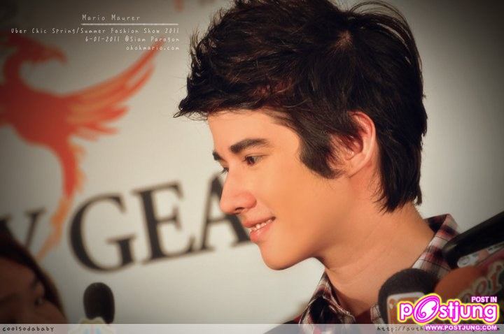 มาริโอ้ เดินแบบงานUber Chic Spring Summer Fashion  2011