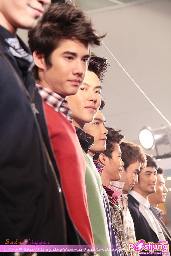 (ดารา-นักร้องชาย) งานเดินแบบ Uber Chic Spring & Summer Fashion 2011 @ Siam Paragon