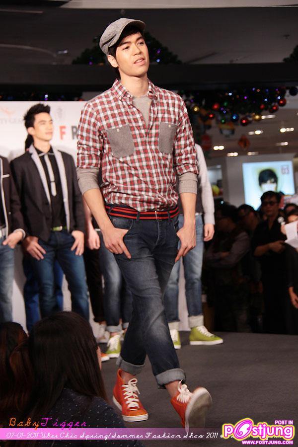 (ดารา-นักร้องชาย) งานเดินแบบ Uber Chic Spring & Summer Fashion 2011 @ Siam Paragon