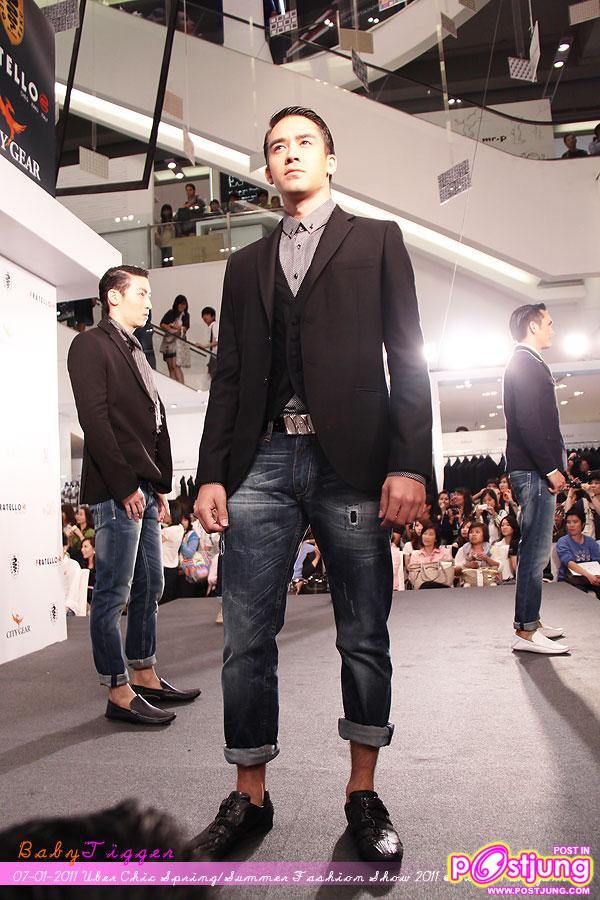 (ดารา-นักร้องชาย) งานเดินแบบ Uber Chic Spring & Summer Fashion 2011 @ Siam Paragon
