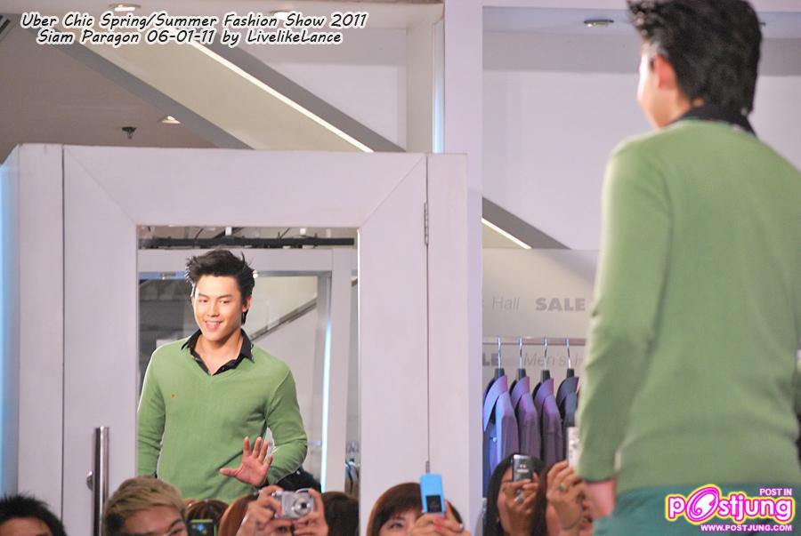 (ดารา-นักร้องชาย) งานเดินแบบ Uber Chic Spring & Summer Fashion 2011 @ Siam Paragon