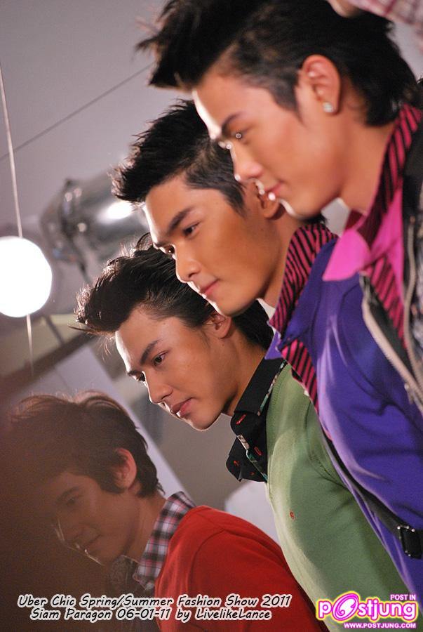 (ดารา-นักร้องชาย) งานเดินแบบ Uber Chic Spring & Summer Fashion 2011 @ Siam Paragon
