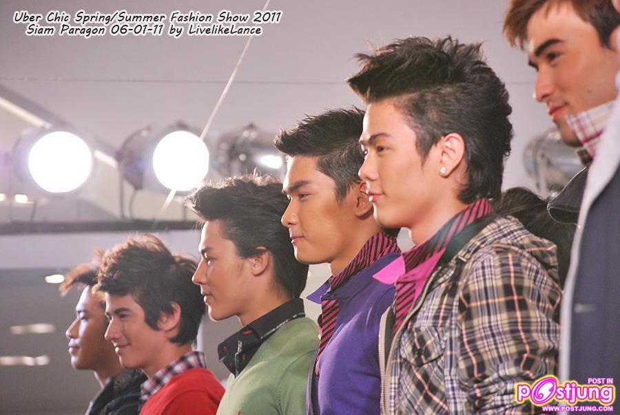 (ดารา-นักร้องชาย) งานเดินแบบ Uber Chic Spring & Summer Fashion 2011 @ Siam Paragon