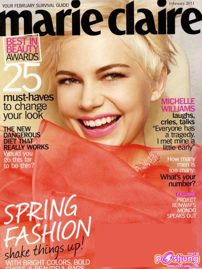 Michelle Williams @[US] Marie Claire February 2011