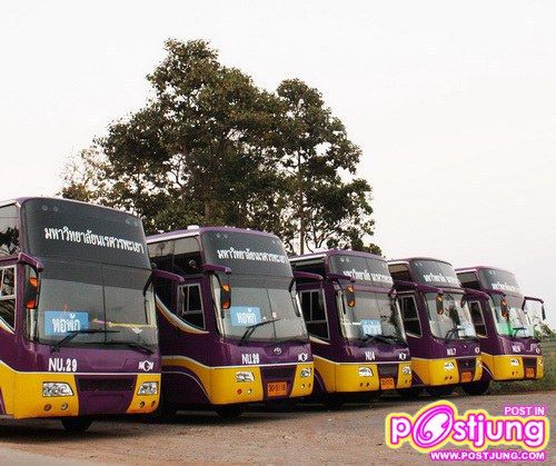 รถเมล์ม่วงรับส่งมหาวิทยาลัยไปในมอกันเลยครับ