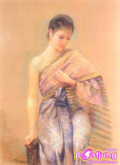 ภาพเขียนงามงาม อ.จักรพันธุ์ โปษยกฤต