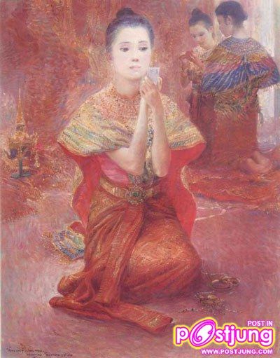 ภาพเขียนงามงาม อ.จักรพันธุ์ โปษยกฤต