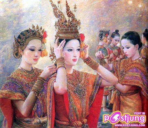 ภาพเขียนงามงาม อ.จักรพันธุ์ โปษยกฤต