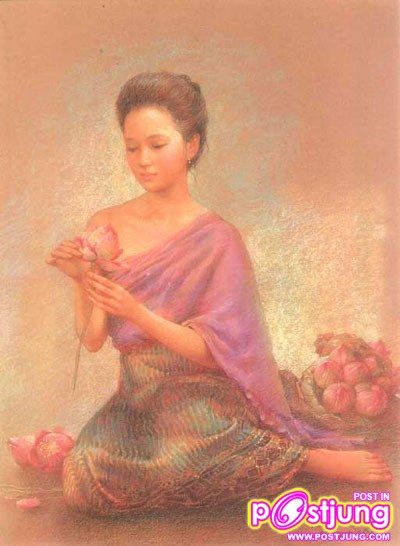 ภาพเขียนงามงาม อ.จักรพันธุ์ โปษยกฤต