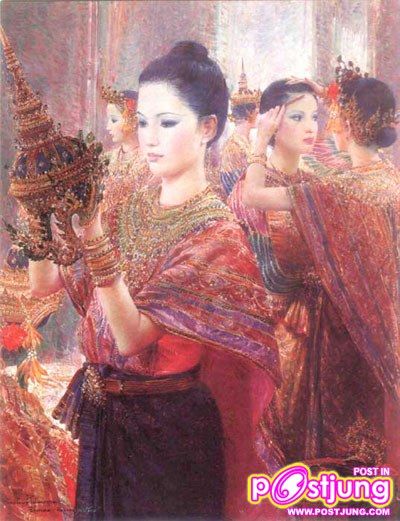 ภาพเขียนงามงาม อ.จักรพันธุ์ โปษยกฤต