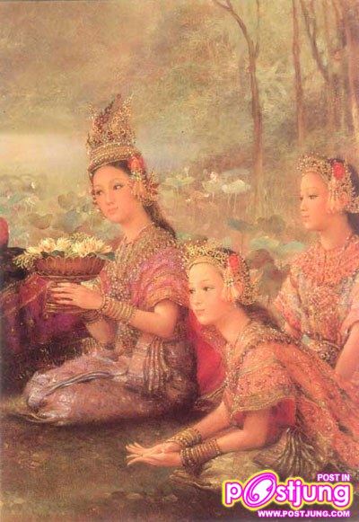 ภาพเขียนงามงาม อ.จักรพันธุ์ โปษยกฤต