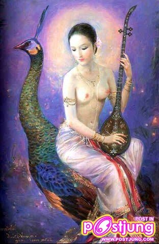 ภาพเขียนงามงาม อ.จักรพันธุ์ โปษยกฤต