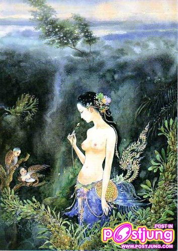 ภาพเขียนงามงาม อ.จักรพันธุ์ โปษยกฤต