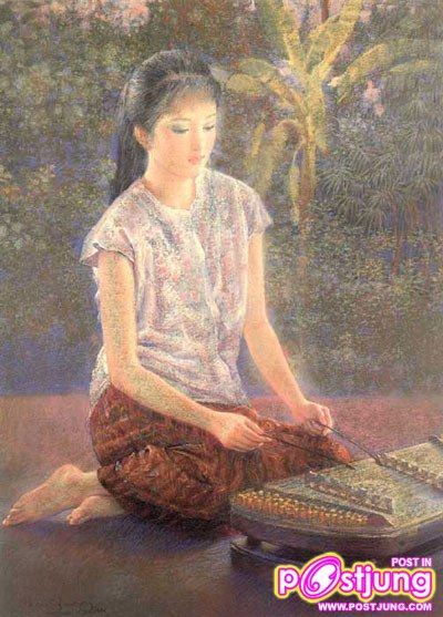 ภาพเขียนงามงาม อ.จักรพันธุ์ โปษยกฤต