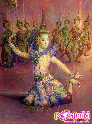 ภาพเขียนงามงาม อ.จักรพันธุ์ โปษยกฤต