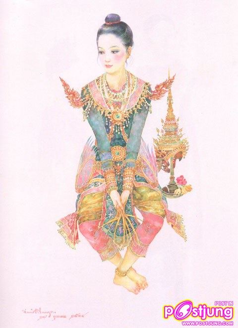 ภาพเขียนงามงาม อ.จักรพันธุ์ โปษยกฤต