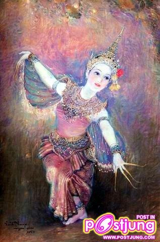 ภาพเขียนงามงาม อ.จักรพันธุ์ โปษยกฤต