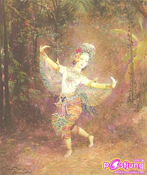 ภาพเขียนงามงาม อ.จักรพันธุ์ โปษยกฤต