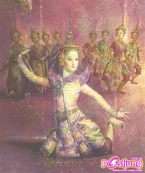 ภาพเขียนงามงาม อ.จักรพันธุ์ โปษยกฤต