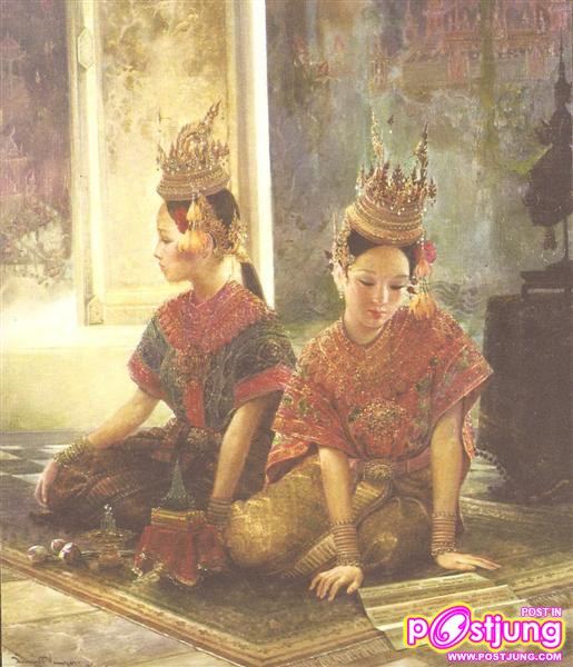 ภาพเขียนงามงาม อ.จักรพันธุ์ โปษยกฤต