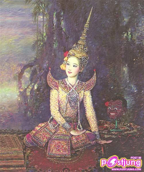 ภาพเขียนงามงาม อ.จักรพันธุ์ โปษยกฤต