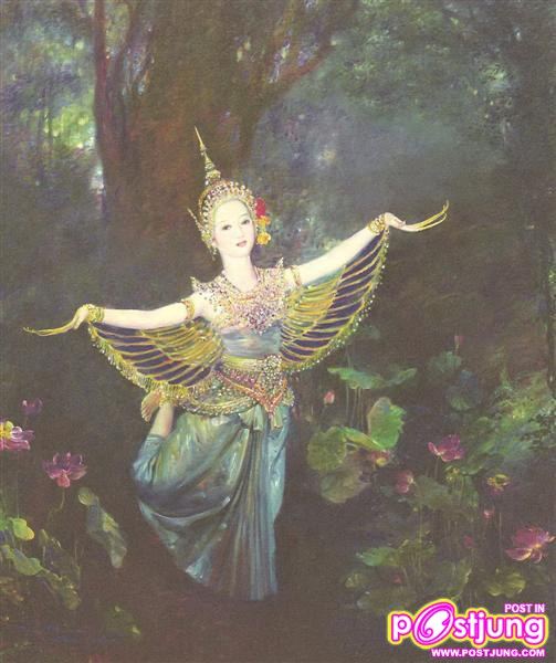 ภาพเขียนงามงาม อ.จักรพันธุ์ โปษยกฤต