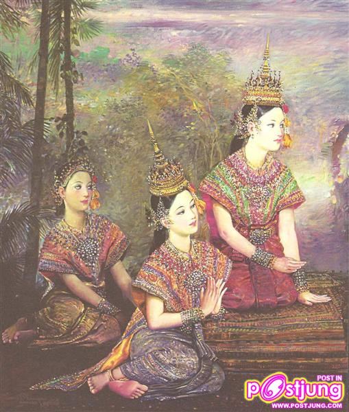 ภาพเขียนงามงาม อ.จักรพันธุ์ โปษยกฤต