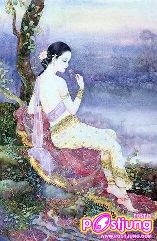 ภาพเขียนงามงาม อ.จักรพันธุ์ โปษยกฤต